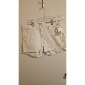 Denim Shorts H&M Size 6 Cotton White Angelcore Fairycore Barbiecore Ballet NWT